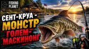 Ловля Голема Маскинонга в Fishing Planet: гайд по Сент-Круа