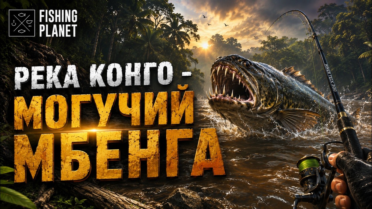 Ловим Могучего Мбенга на Конго — гайд Fishing Planet