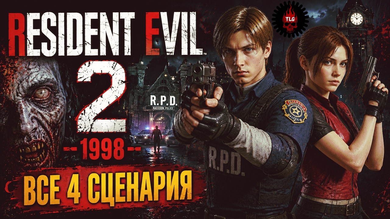 Прохождение оригинальной Resident Evil 2 DualShock 1998