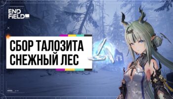 Оптимальный маршрут сбора Талозита в Снежном лесу Arknights: Endfield 1.5