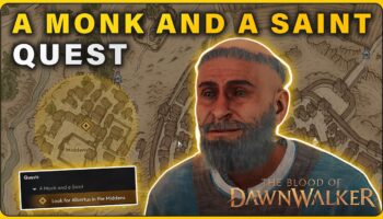 Квест Монах и святой в The Blood of Dawnwalker: как прочесть угольные надписи